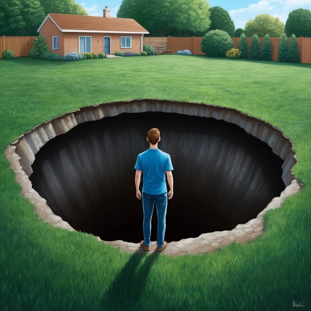 How deep should I put the ti-log?