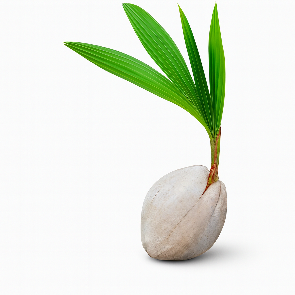 planting a coconut palm seed Sprouted Coconut Plant – Ready-to-Grow Hawaiian Palm – Kanoa Hawaii